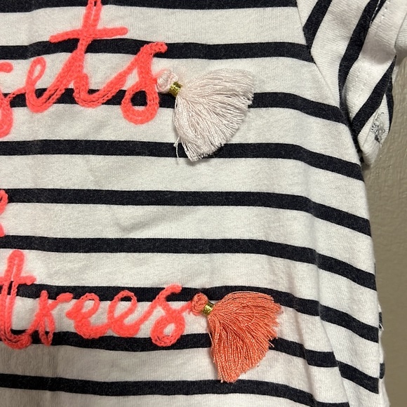 *3/$15!* H&M Black/White Striped Sunsets & Palm Trees short sleeve tee size 3-4Y - Picture 4 of 7